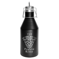 Picture of Polar Camel 64 oz. Black Vacuum Insulated Growler with Swing-Top Lid