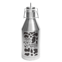 Picture of LGR641 - Polar Camel 64 oz. Stainless Steel Vacuum Insulated Growler with Swing-Top Lid