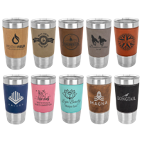 Picture of LTM5200SET1 - 20 oz. Laserable Leatherette Polar Camel Tumbler Sample Set