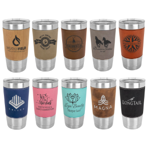 Picture of LTM5200SET1 - 20 oz. Laserable Leatherette Polar Camel Tumbler Sample Set