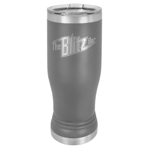Picture of LTM950 - Dark Gray 14 oz. Polar Camel Pilsner w/Clear Lid